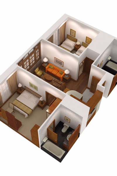 2-bedroom-superior-serviced-apartment-singapore-treetops-3d-layout